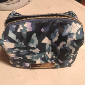Tartan & twine makeup bag